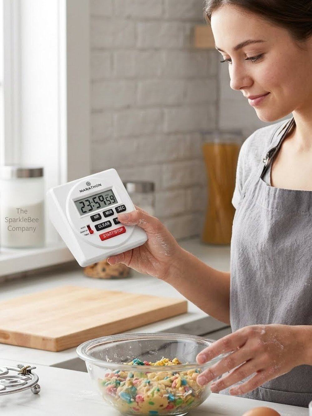 24 Hour Digital Timer With‎ Countdown, Countdown And Clock Function